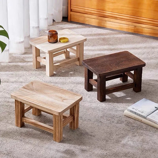 Modern Minimalism Solid Wood Small Stool Household Adult Living Room Shoe Changing Stools Children's Small Bench Muebles