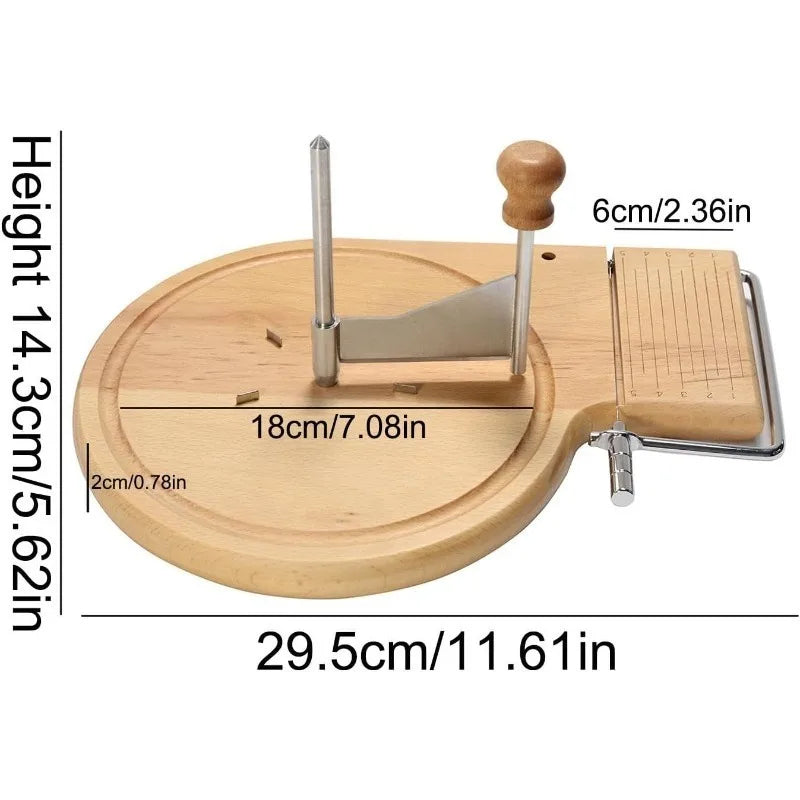 Cheese Curler with Stainless Steel Cheese Slicer Rust-Proof Wheel Cutter Heavy Duty Cheese Shaver Tools