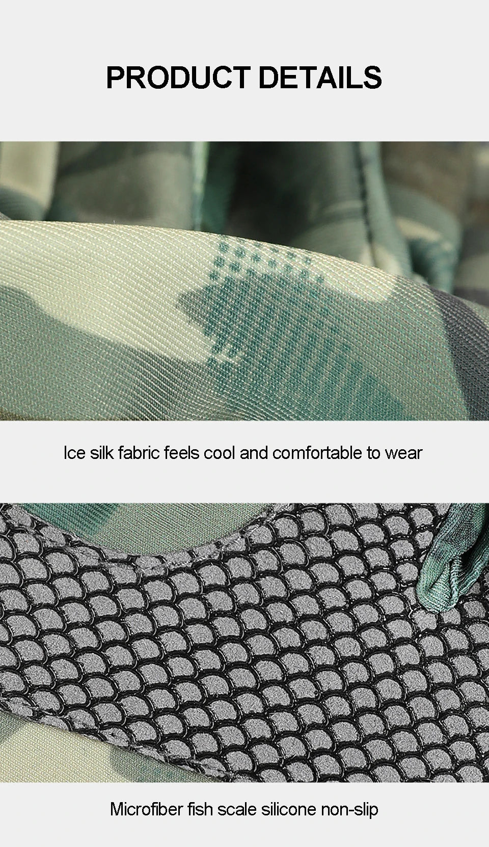 GOBYGO Fishing Gloves Anti-Slip Wear-Resistant Silk-Like Ventilation Half-Finger Gloves Outdoors Sun Protection High Elasticity