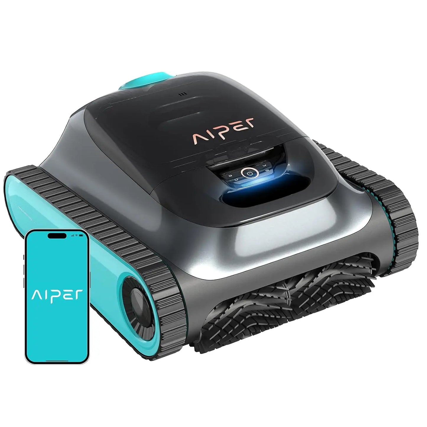 Robotic Pool Cleaner 150-Min Runtime Wall & Waterline Cleaning for Inground & Above Ground Pools up to 1600 sq.ft, Customized
