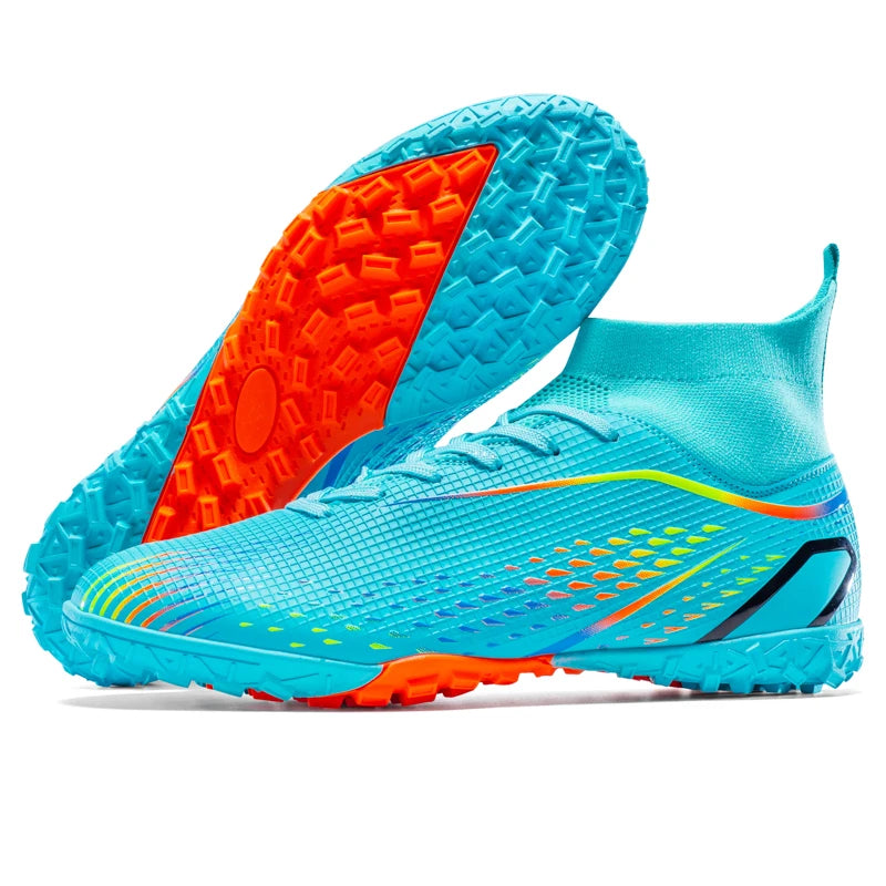Football Shoes Men X2308 White TF/FG Original Professional Youth Anti-slip Indoor Fast Soccer Outdoor Training Football Sneaker
