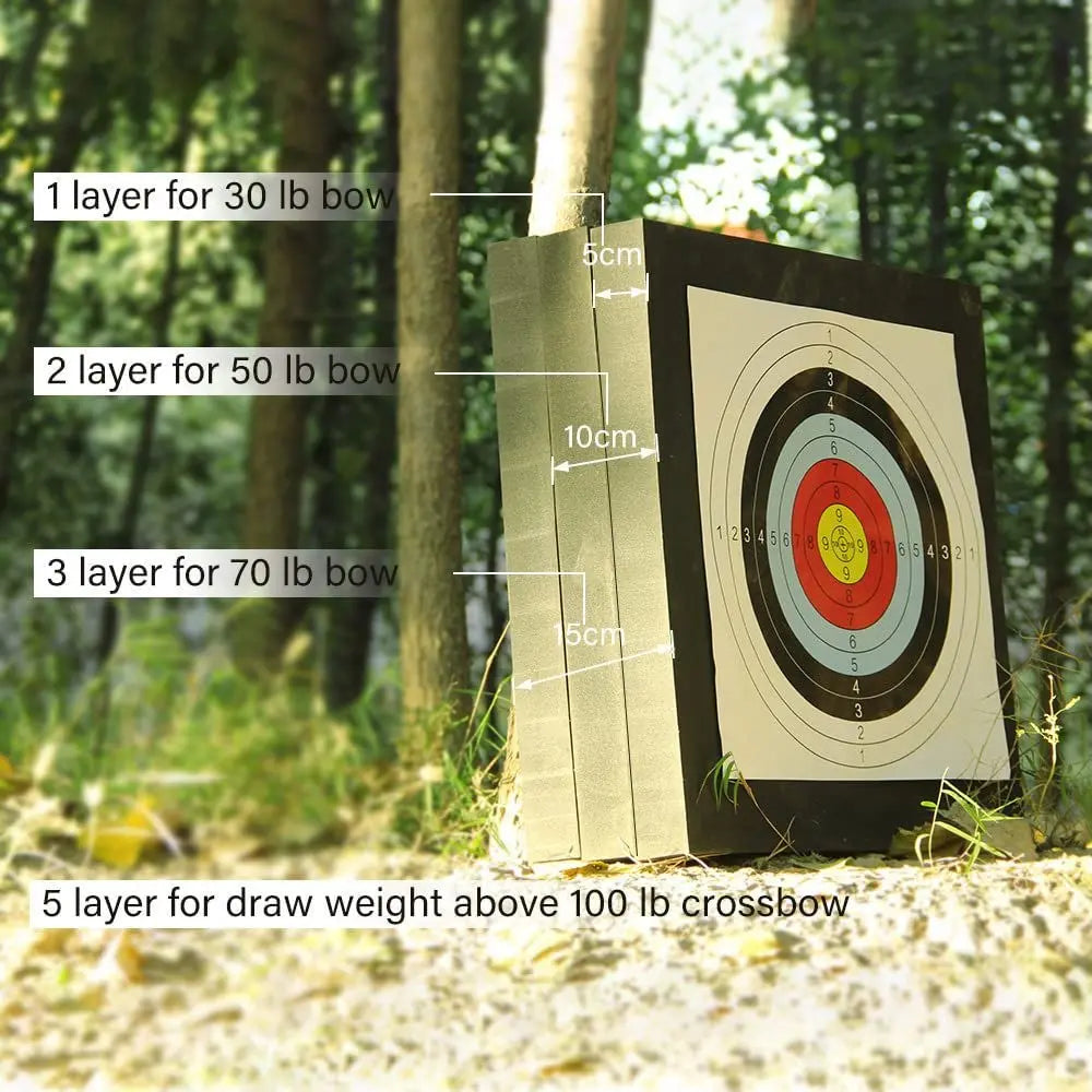 Archery Target for Backyard Adult, Easy Arrow Removal Bow Target, Durable Bow and Arrow Target for Youth Outdoor Shooting Practi