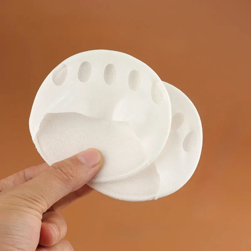 Women Five Toes Forefoot Pads High Heels Half Honeycomb Breathable Insoles Summer Thin Ice Silk Invisible Feet Care Socks Insert