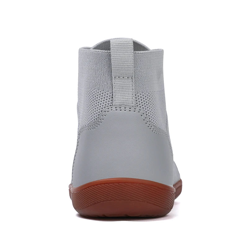Men's And Women's High Top Barefoot Walking Shoes, Wide Toe Loose Shoes, Suitable For Comprehensive Training In The Gym And Driv
