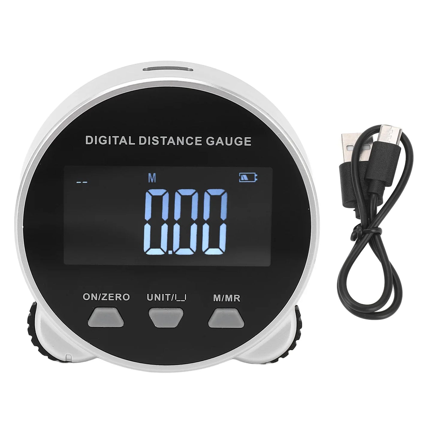 Rechargeable LCD Screen Distance Measuring Meter Electronic Long Distance Rolling Measuring Tool  Digital Distance Gauge