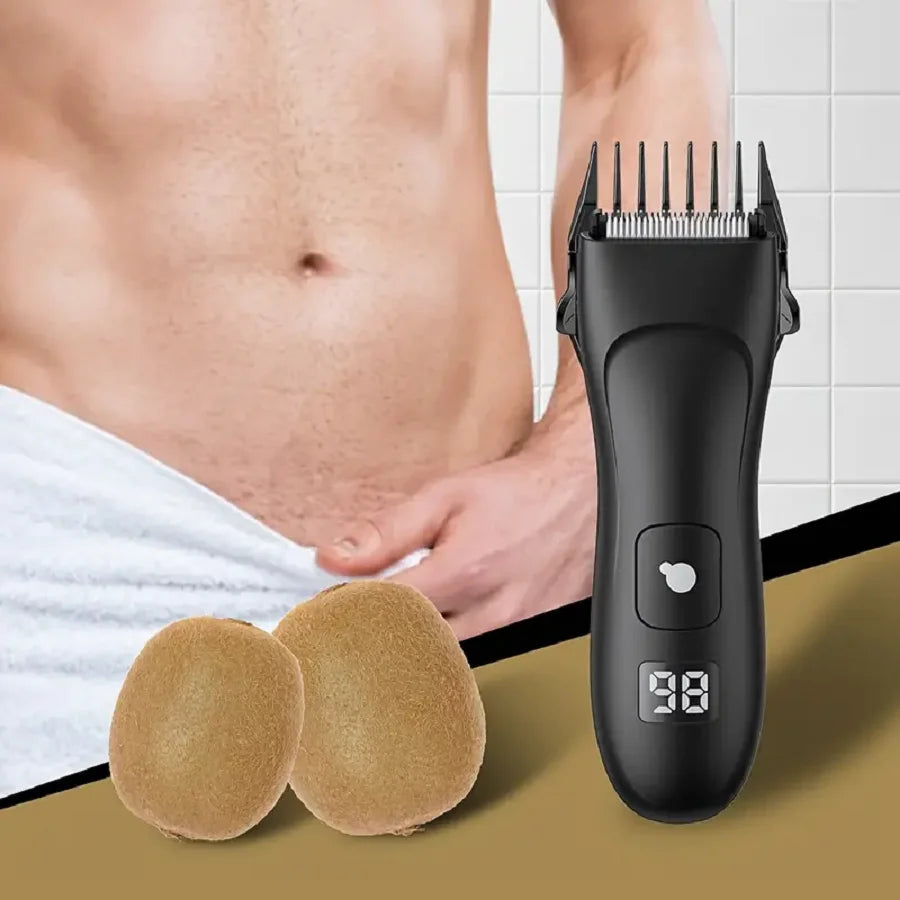Mens Body Hair Trimmer for Men Balls Women Lady Shaver Hair Removal Bikini Trimmer Groin & Body Shaver Groomer Arm Beard Razor