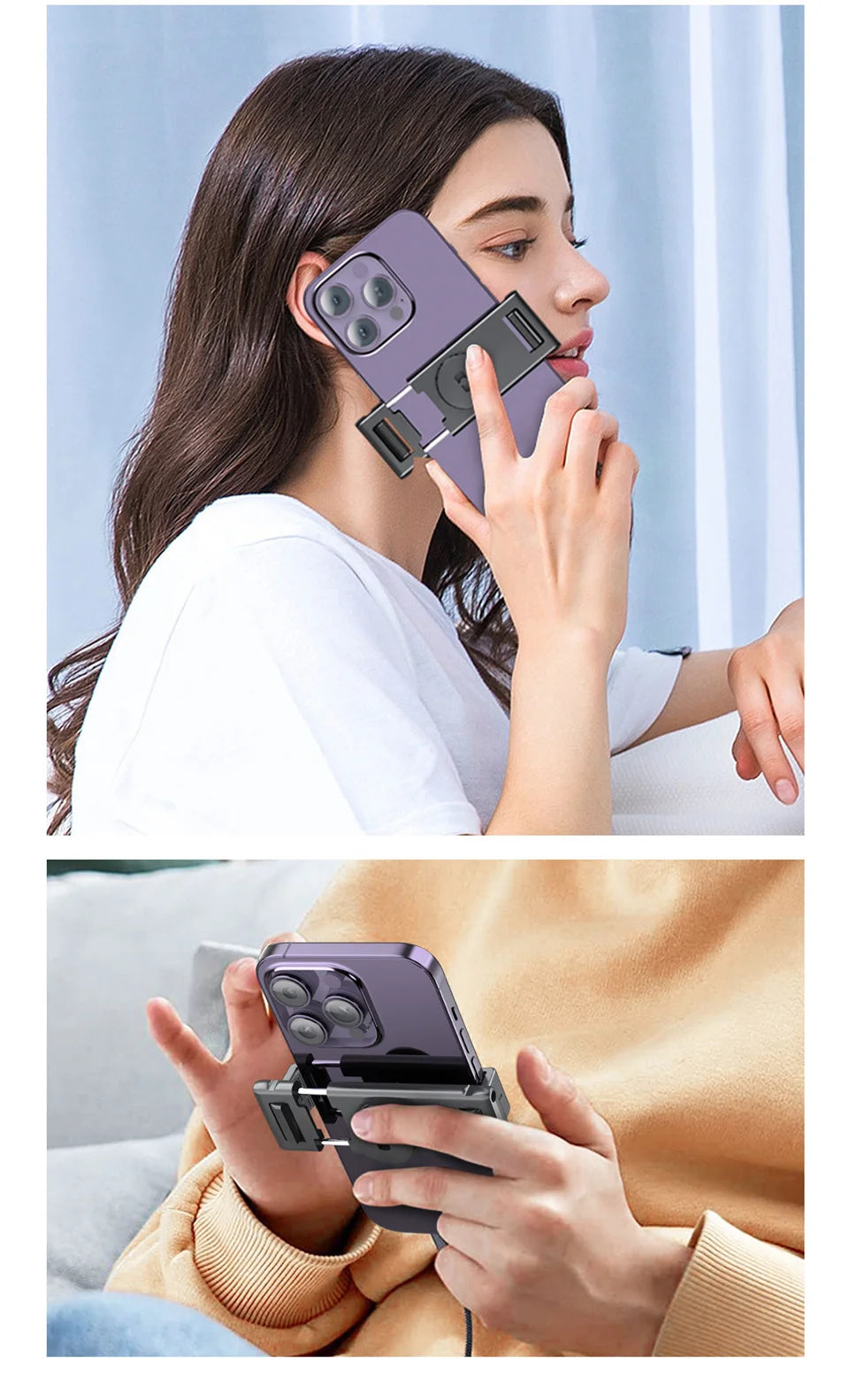 COOL DIER 2024 New 360 Rotation Gimbal Stabilizer Desktop AI Automatic Tracking gimbal With Remote shutter For Smartphone Tiktok