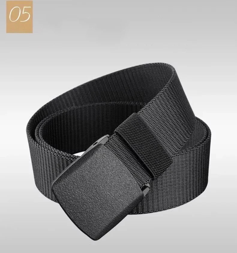 Men Women Jeans Belts 120cm With Buckle Adjustable Belt Metal Free Belts Outdoor Hunting Multifunctional Tactical Canvas Belt
