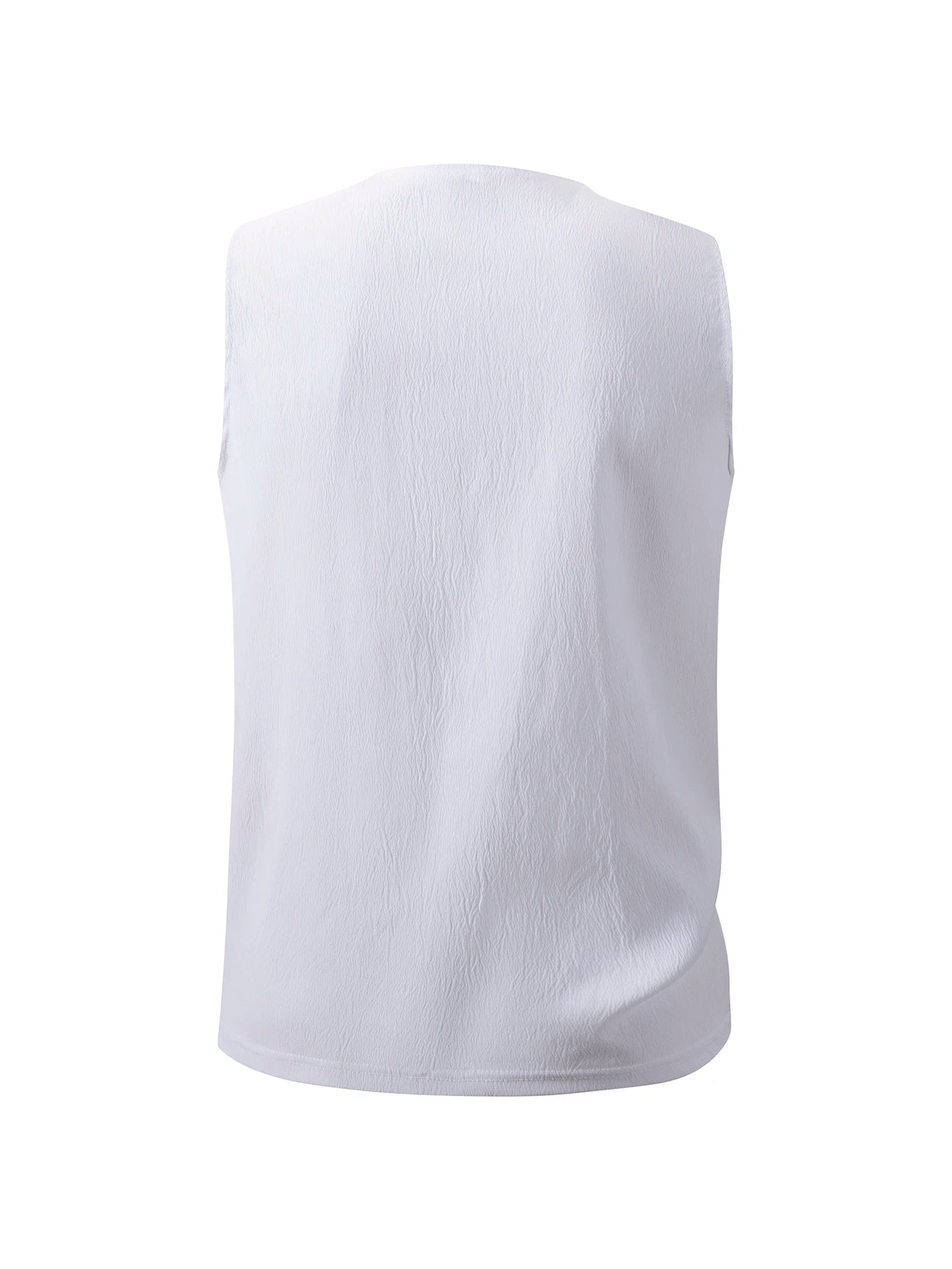 Summer Mens Tank Tops Vest Casual Comfortable breathable Sleeveless Shirts Loose Lace Up O-Neck Tops Streetwear