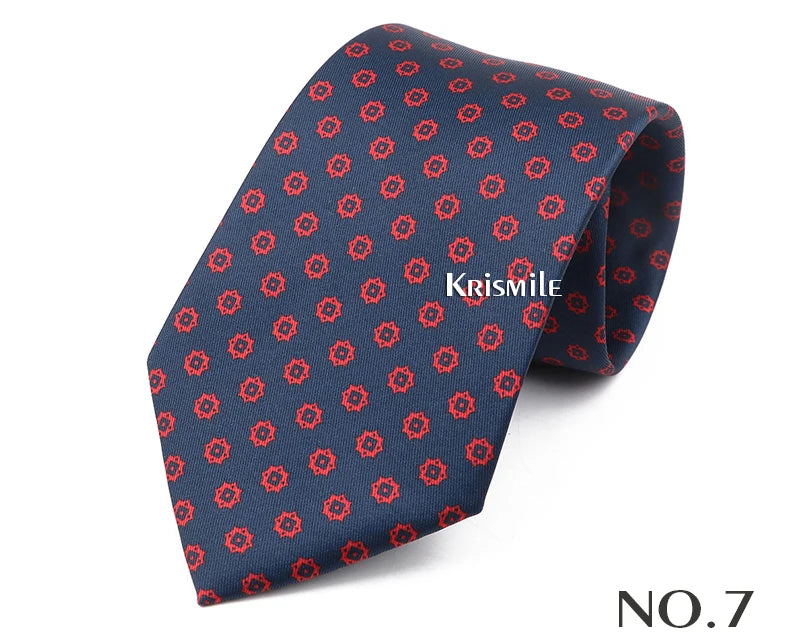 New Design Bohemian Style Necktie For Men Silk Touch Soft Blue Red Yellow Necktie Fit Wedding Party Business Office Accessory