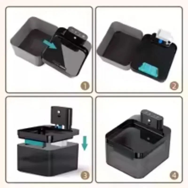 Pet Water Fountain Replaceable Filters For 2.2L Wireless Cat Water Foutain Filters Cats Drinkers Pet Water Purifier Filter