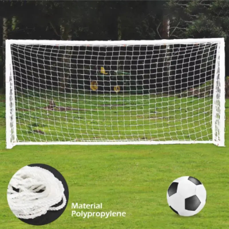 Full Size Football Net For Soccer Goal Post Junior Sports Training 1.8M X 1.2M 3M X 2M 7.3M X 2.4M Football Net High Qual