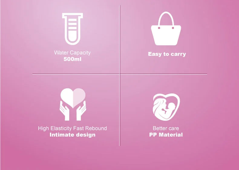 500ml Portable Bidet Baby Butt Washing Device Spray Handheld Travel Bidet For Pregnant Women Baby Cleansing Water Washer Bottle