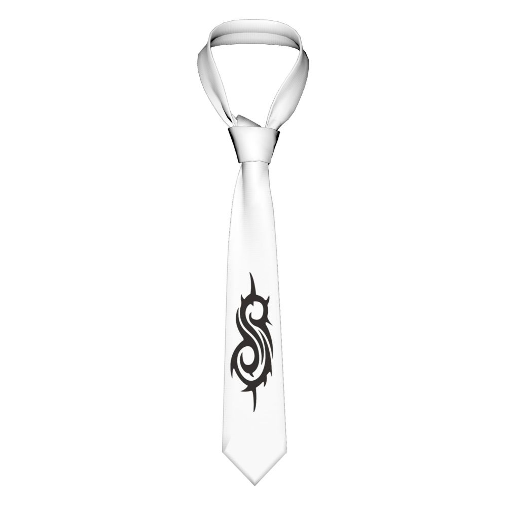 Slipknots Neckties Men's Customized Silk Heavy Metal Rock Music Gift Neck Tie for Office