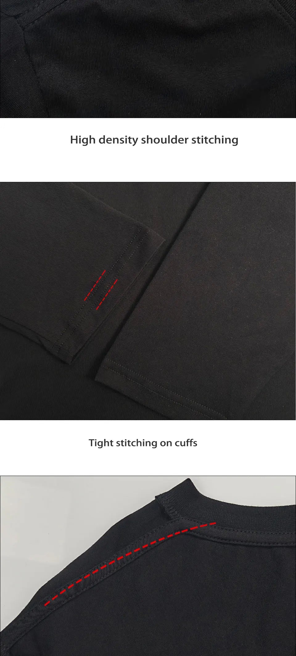 Men 100%Cotton Long Sleeve T shirt For Men Casual Embroidery Mens T-shirts High Quality Male Tops Classic Clothes Men's T-shirts