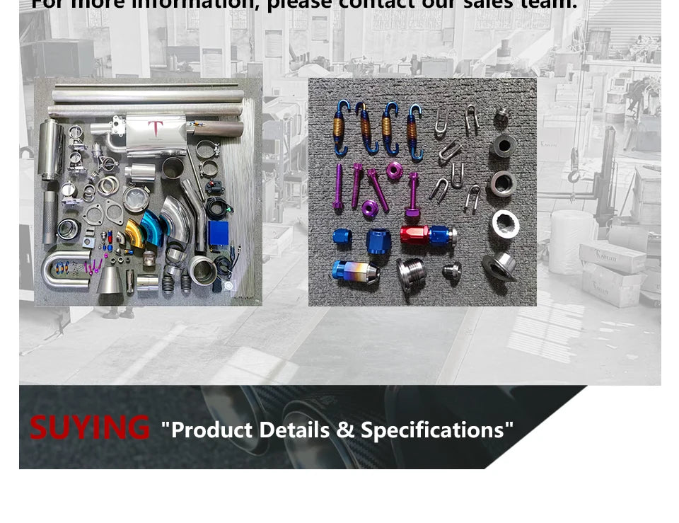 modified titanium plated nuts and bolts M10 M12 M16 M18 stainless steel 304 electric vehicle accessories