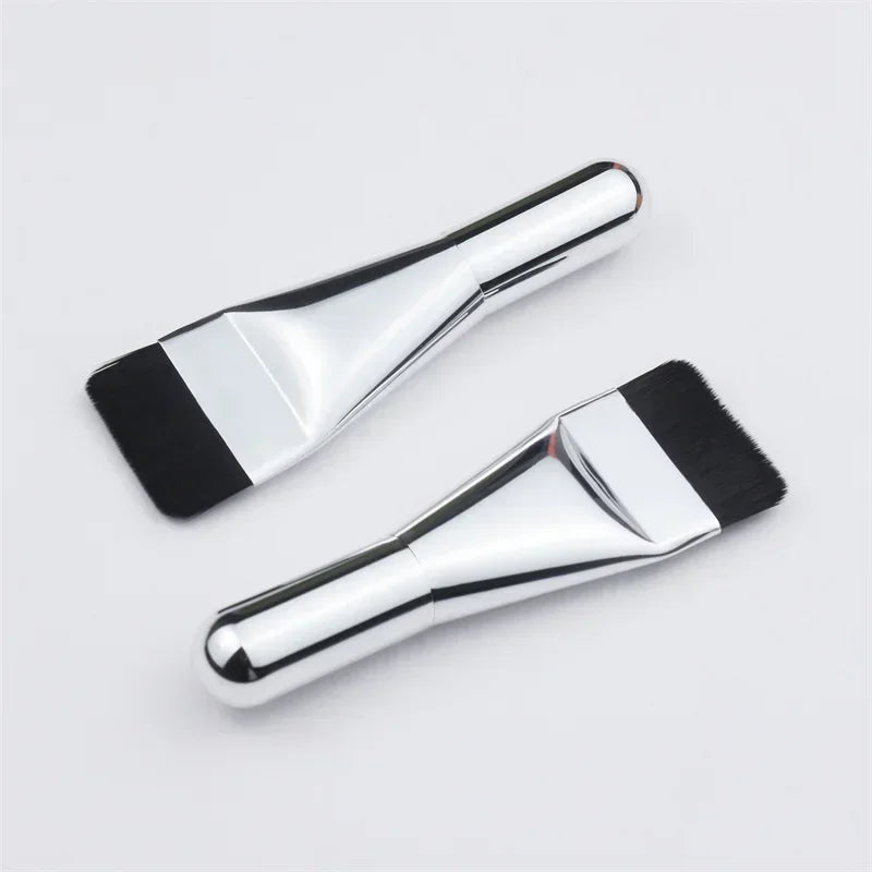 2pcs Ultra Thin Foundation Brush Update Soft Hair Face Flat Contour Brush BB Cream Blender Mixed Foundation Cream Makeup Brush