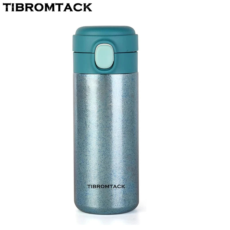 Titanium Insulated Water Bottle with Flip Lid and Double Vacuum, Bpa Free, Keep Cold and Hot Drinks, 12 Hours