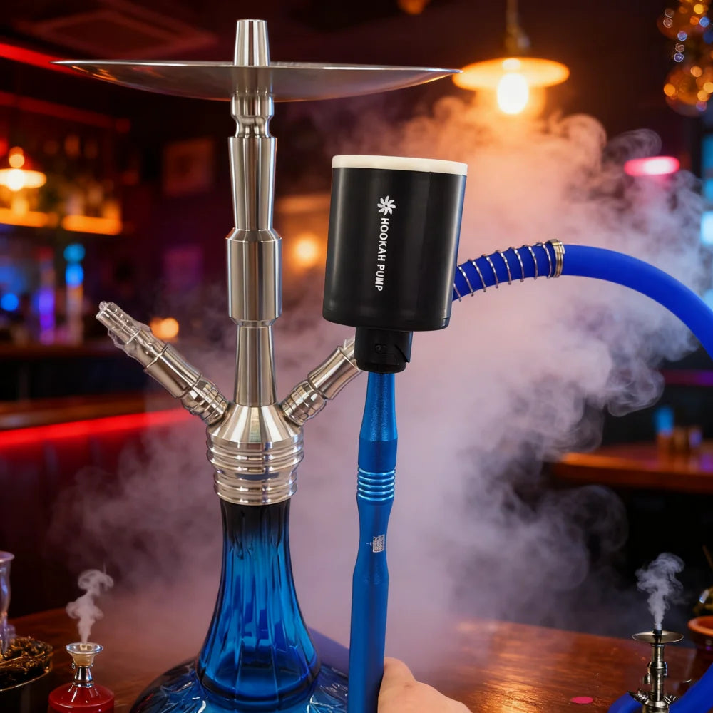Shisha Hookah Starter USB Charging with Led Lights Rechargeable Battery Strong Air Pump Utensil Save Breath Chicha Accessories