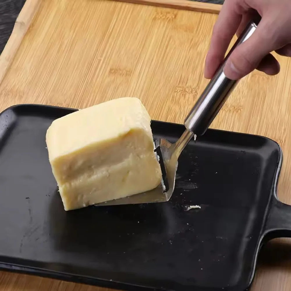 1PC Stainless Steel Cheese Slicer Heavy Duty Flat Cheese Cutting Machine Non Stick Cheese Slicer Butter Slicer Kitchen Tools