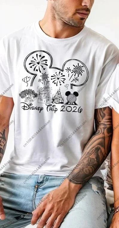 2026 Latest Hot Selling Commemorative T-shirt for Men and Women, Casual Sports Fashion, Adult and Children's Parent-child Wear