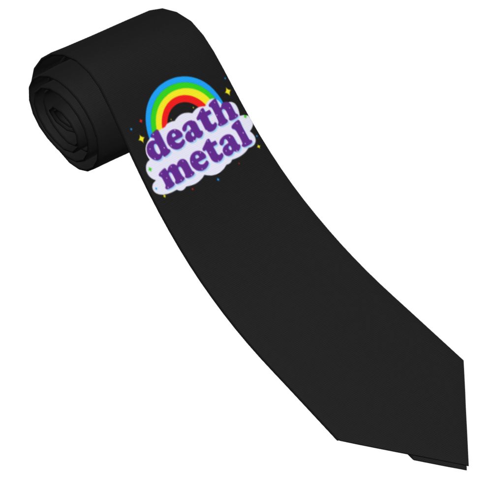 Slipknots Neckties Men's Customized Silk Heavy Metal Rock Music Gift Neck Tie for Office