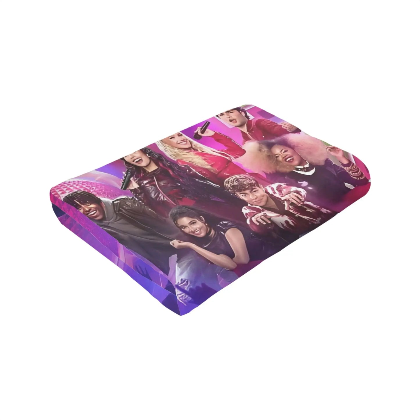 Super Soft Worlds Collide Tour Descendants Zombies Throw Blanket Premium Lightweight Bed Blanket Fuzzy Plush Blankets All Season