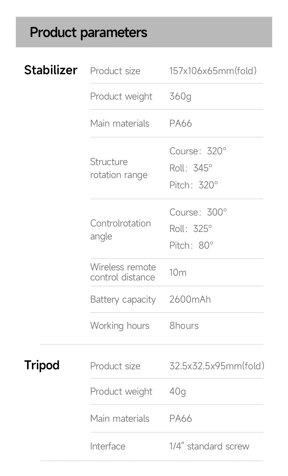 BAFANG New Product M02 Intelligent 3-Axis Stabiliser AI Auto Tracking Gimbal with Magnetic Remote Control Multi-Mode Shooting