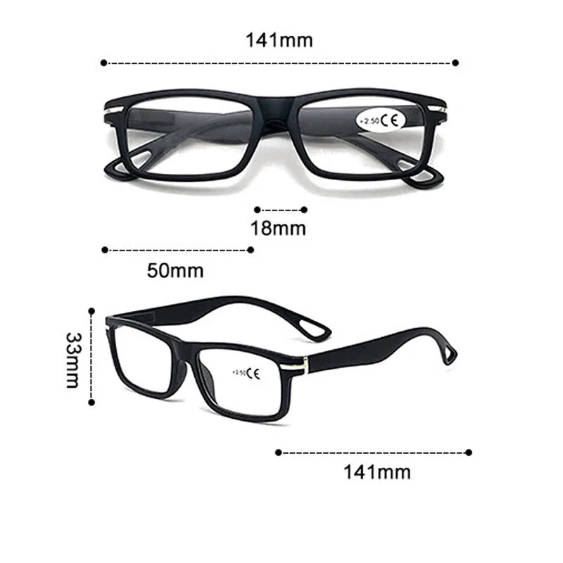 Reading Glasses For Men And Women High Definition Fashion Square Simple New Reading Glasses TY616