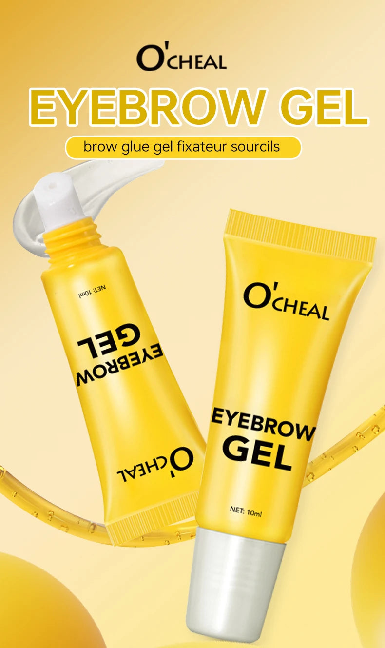 O'CHEAL 3D Eyebrow Gel Colorless Transparent Create Natural Eyebrows Quick-dry Waterproof Long-lasting Thick Full Eyebrow Makeup