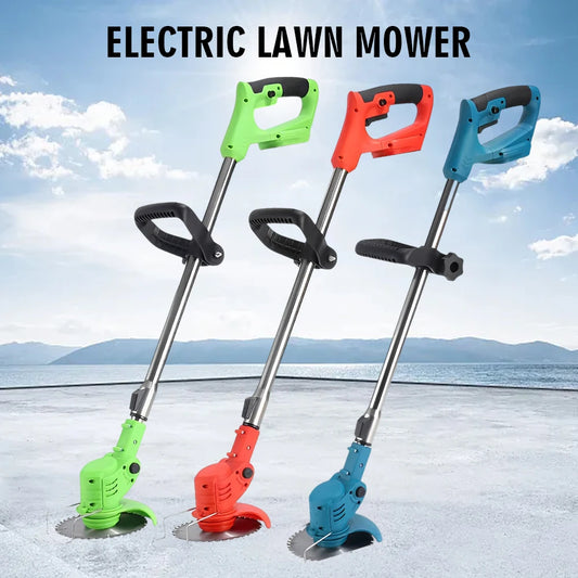 【2025 New】Cordless Lawn Mower Handheld Electric Grass Trimmer Adjustable Garden Tool Compatible With Makita 21V Battery