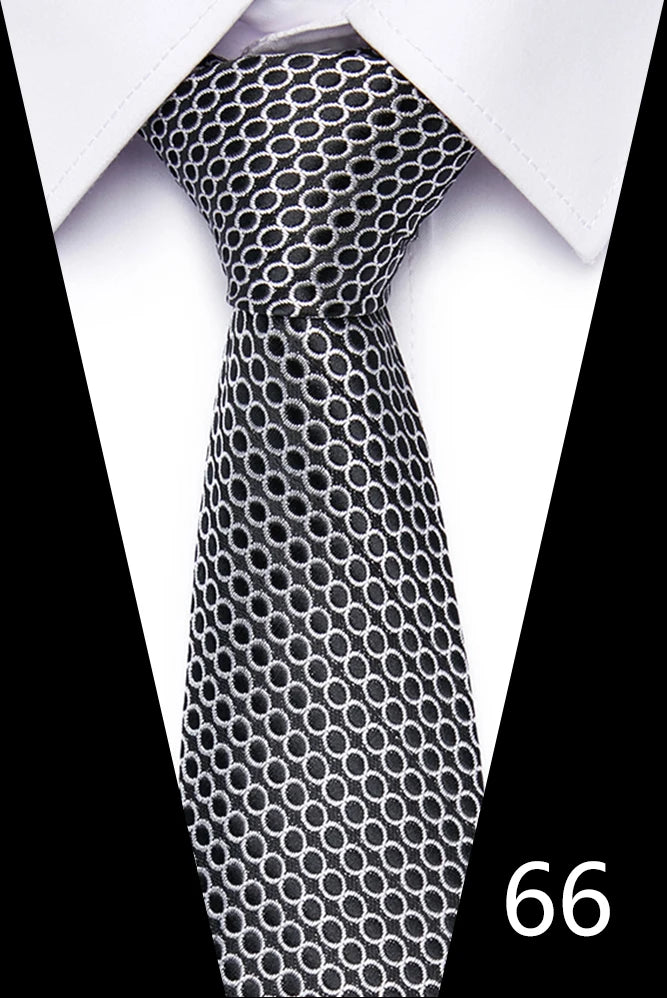 Hot Sale Necktie Man 7.5 cm Silk Tie Solid Color Gravatas Suit Accessories Fit Wedding Holiday Party