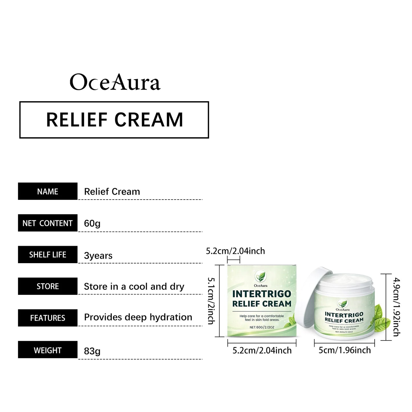Camellia Sinensis Leaf Skin Care Cream Hydrating Gentle Smooth Skin Lightweight Soothe Skin Folds Deep Moisturizer Facial Health