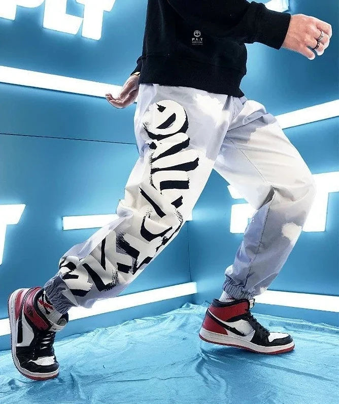 Sweatpants For Men Hip-hop Male Sweat Pants Track Trousers Training Black Athletic Sport Stylish Trend Popular New Items In Y2k