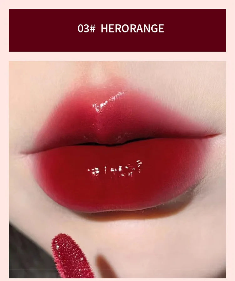 Moisturizing Plump Lips Mirror Effect Lip Color Non Greasy Texture Liquid Lip Pigment Not Easy To Stick Lightly Lip Glaze