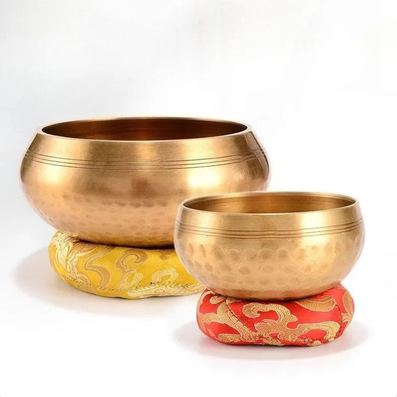 Sound Healing Singing Bowl Meditation Harmony Sound Bowls Copper Tibetan Singing Bowls Buddhist Percussion Musical Instruments