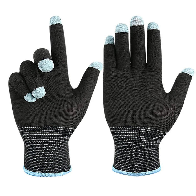 [F] 1Pair All Finger Operations Gaming Gloves Providing Accurate Screen Interaction For Mobile Devices For Winter Warmth