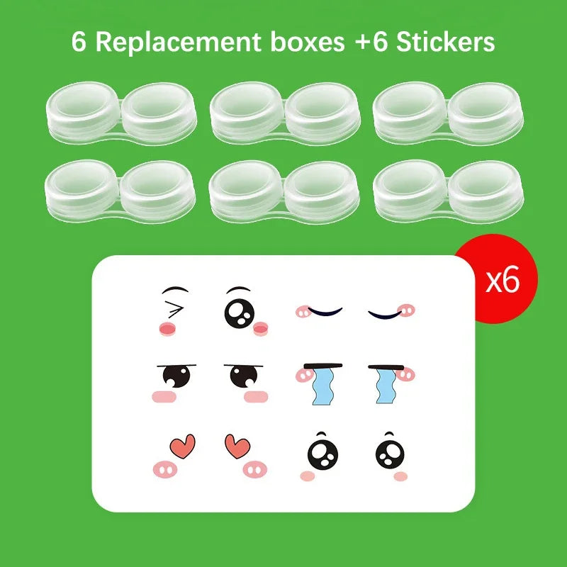 Contact Lenses Cleaner Ultrasonic With Removable Box Remove Tear Protein Cleaning Machine Portable Contact Lenses Case