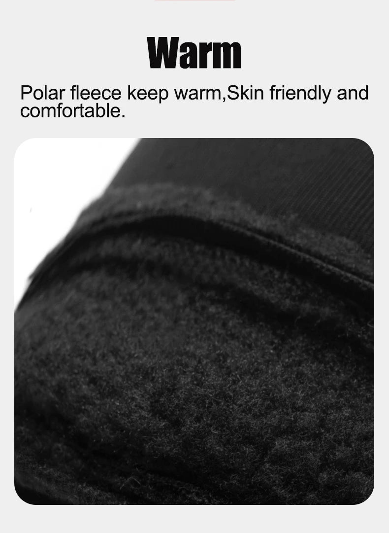 Winter Warm Touch Screen Gloves Outdoor Windproof Cold-proof Gloves Men Cycling Fishing Ski Gloves