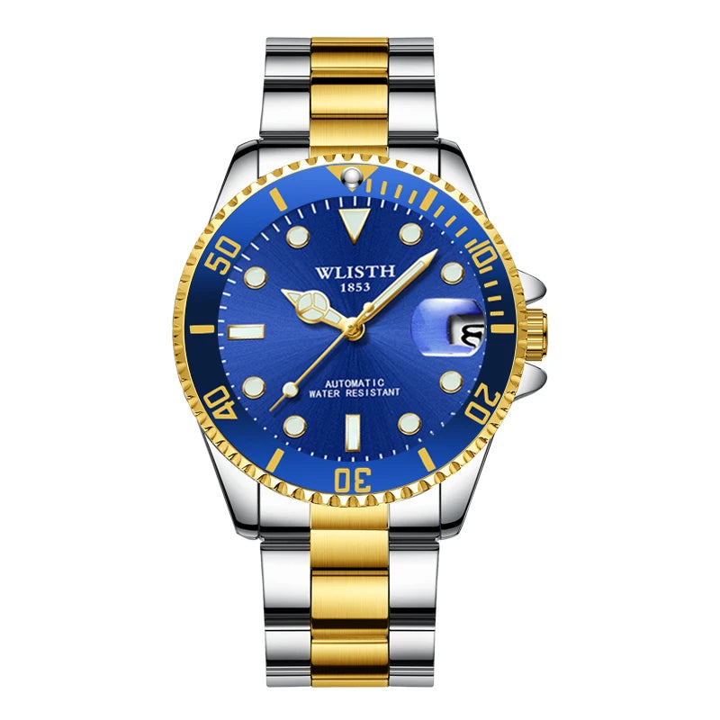 Automatic Mechanical Watch for Men Simple Business Stainless Steel Luminous Luxury Sports Mechanical Watch Man reloj hombre