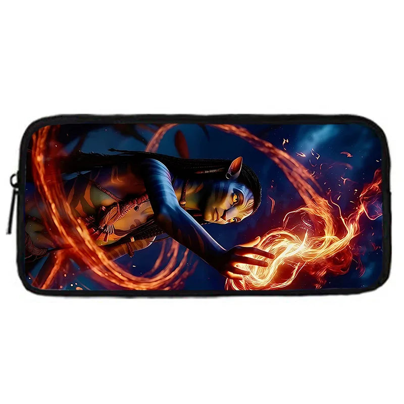 Science Fiction Movie Child School Backpack with Lunch Bags ,Pencil Bags ,School Bags for Boys Girls A-AvatarS Best Gift