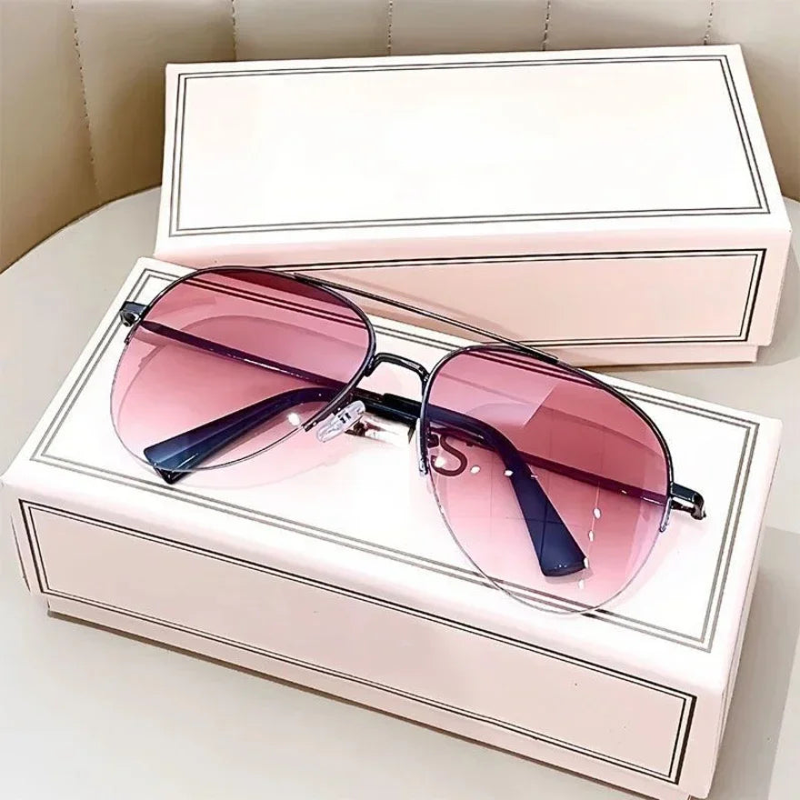 Outdoor Polarized Sunglasses Unisex Men Women Gradient Lens UV400 Driving Travel Sun Glasses Male Ultralight Anti-glare Goggles