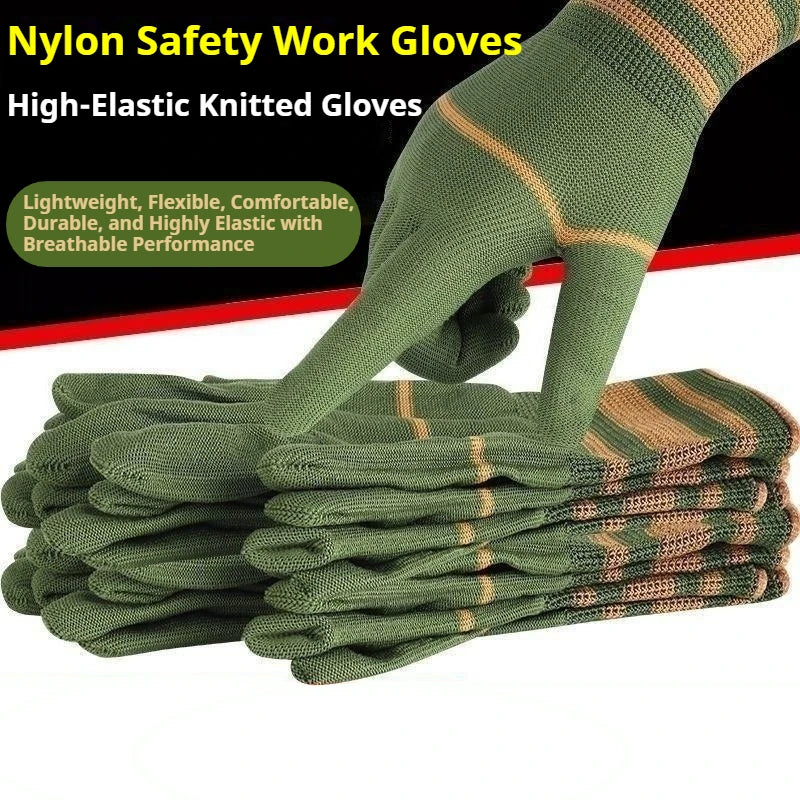 4 Pair Gardening Gloves Soft Breathable Wear Resistant Non Slip Stab Proof Working Gloves Unisex Planting Protective Tool Gloves