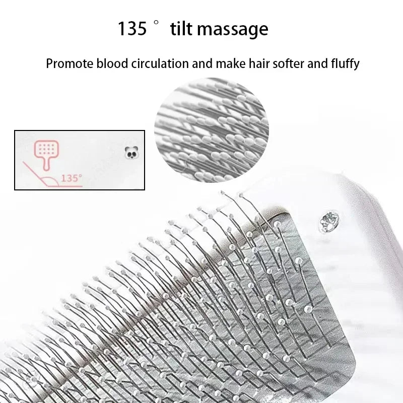 Pet Hair Dryer 2-in-1 Pet Grooming Dryer Grooming for Cat and Dog Brush Portable Dog Blower with Adjustable Temperature for Pet