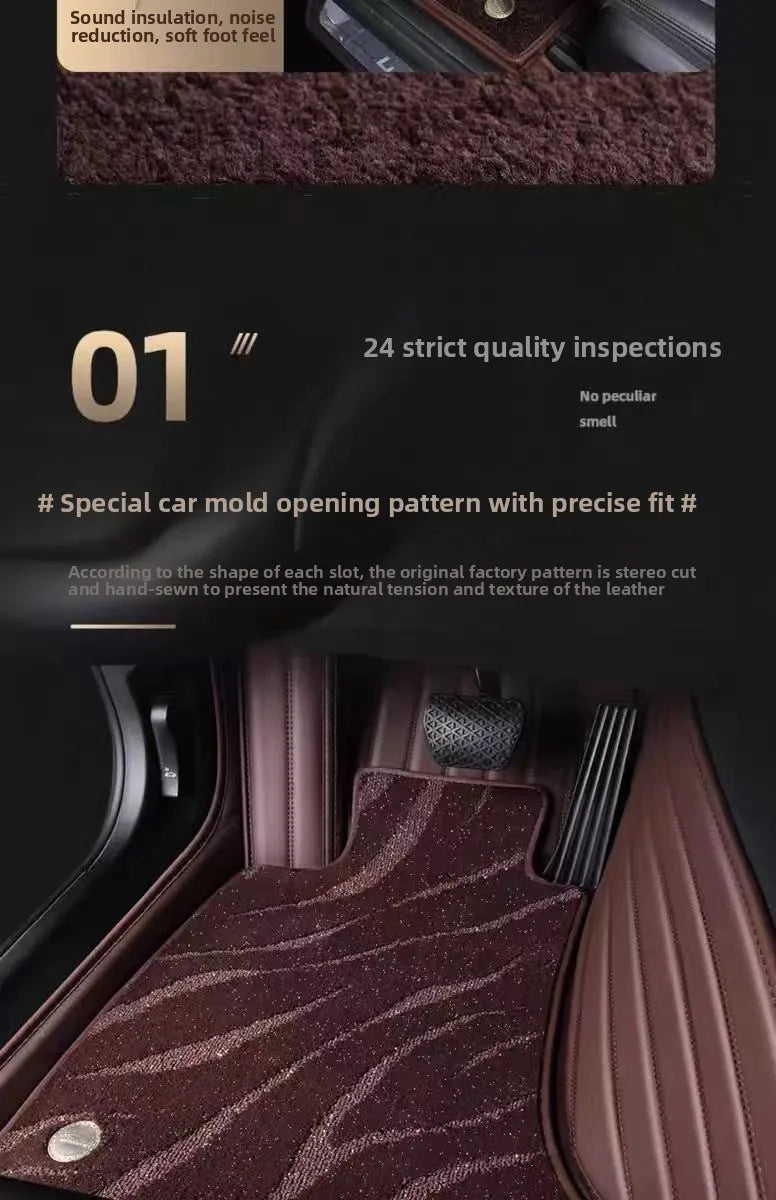 Starry Sky Carpet Car Foot Mat Special Car Customization Five Seat Full Set Full Surround Velvet Foot Mat