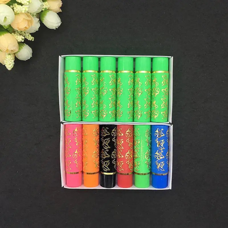 Waterproof Lipstick Sexy Lip Stick Matte Velvet Lipstick Color Mood Changing Long Lasting Moisturizing Lipstick Makeup 6Pcs/Set