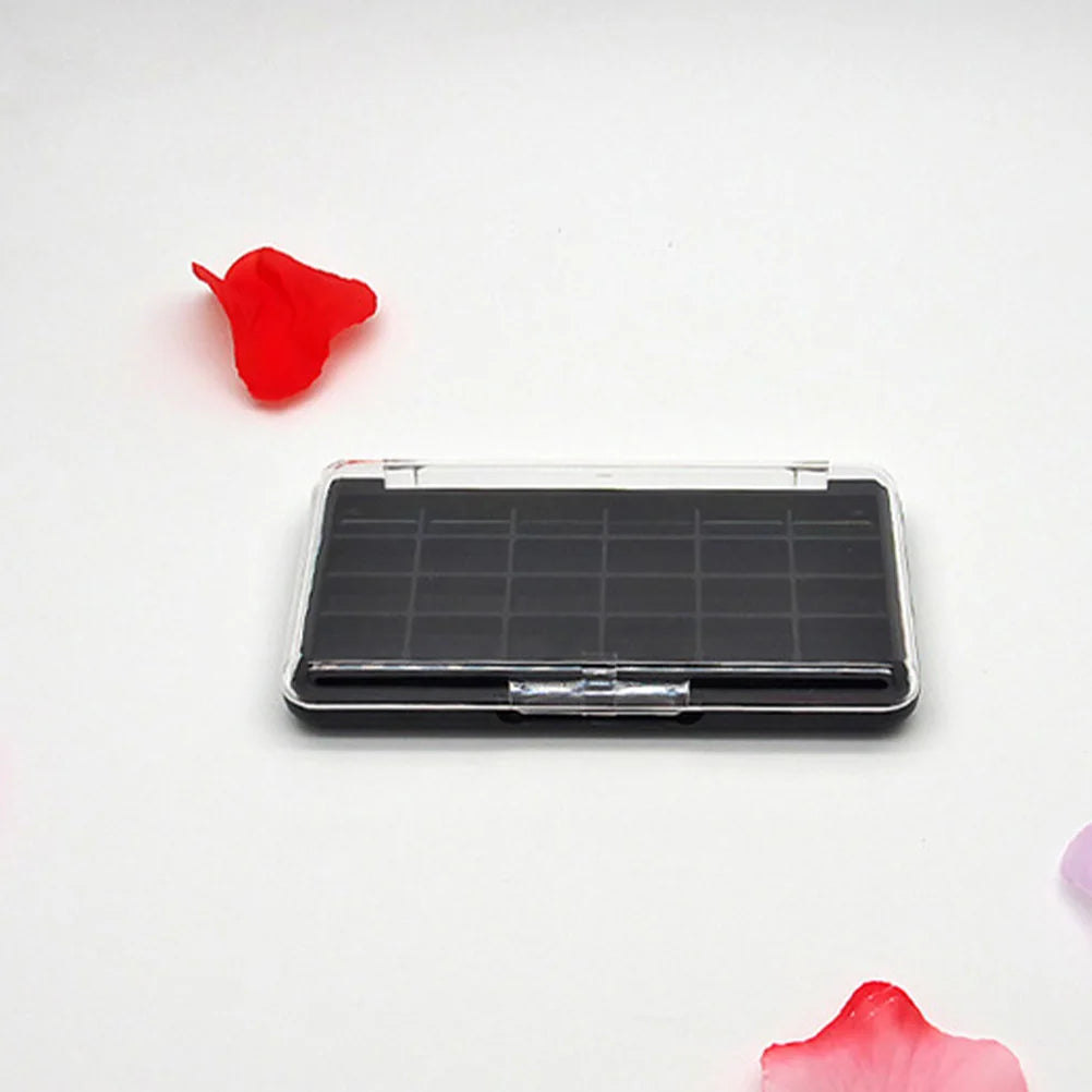 2pcs 24 Colors Empty Eyeshadow Palettes Diy Lipstick Case Powder Blush Storage Box Makeup Pan Sub-Packing Container Beauty Tools