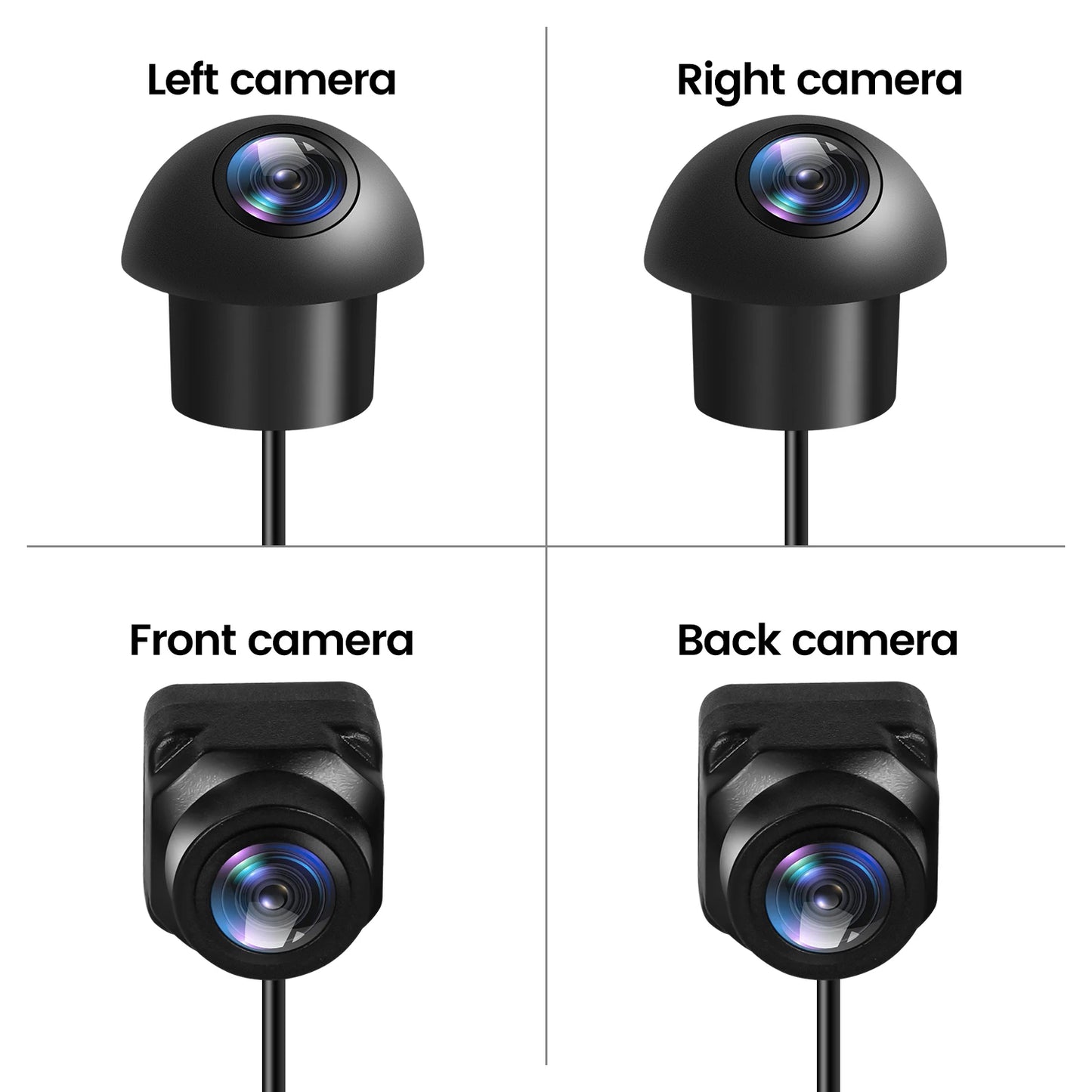 MEKEDE 360° Panoramic Camera HD Rear / Front / Left / Right 3D 360 Bird View Panoramic Accessories For Car MP5 Multimedia player