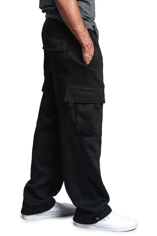 Spring and Autumn New Men's Sports Leisure Trousers Multi-pocket Loose Solid Color Cargo Work Pants Streetwear Men Pants