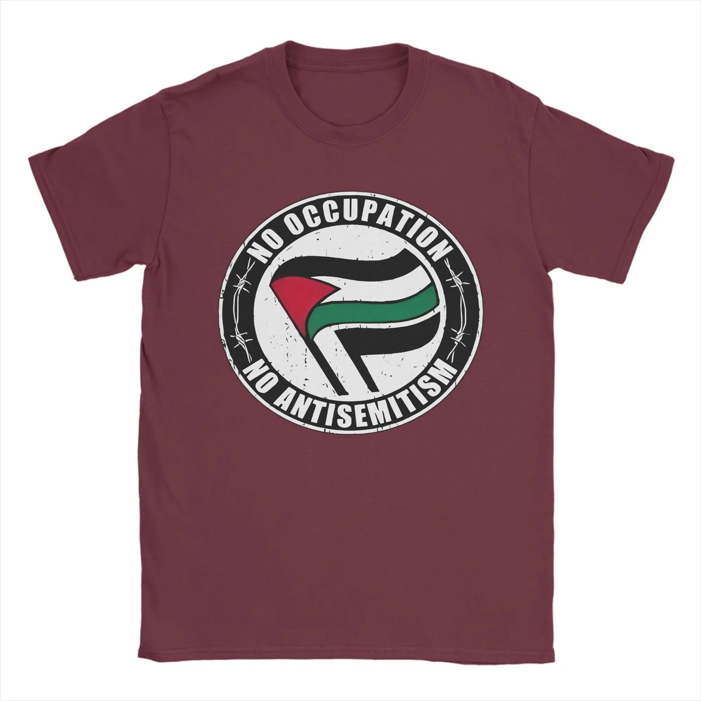 Palestine Flag  T Shirt Summer  Cotton T-Shirts For Men Popular Pattern Tshirt Short Sleeve Vintage Tops